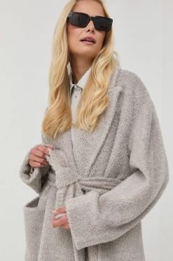 Γυναικεία Παλτά Μάλλινο παλτό Marella γκρι, -Φτηνός Marella Κατάστημα unnamed file 1038