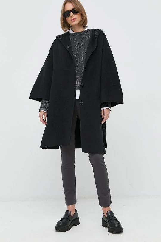 Γυναικεία Χωρίς φερμουάρ Μάλλινο πουλόβερ Marella χρώμα: γκρι, 2 Γυναικεία Χωρίς φερμουάρ Μάλλινο πουλόβερ Marella χρώμα: γκρι, - Image 2