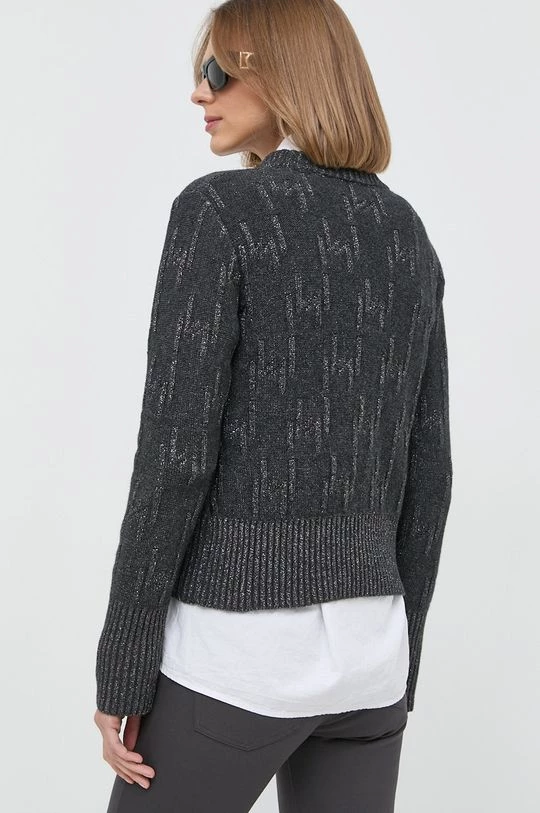 Γυναικεία Χωρίς φερμουάρ Μάλλινο πουλόβερ Marella χρώμα: γκρι, 3 Γυναικεία Χωρίς φερμουάρ Μάλλινο πουλόβερ Marella χρώμα: γκρι, - Image 3