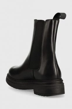 Γυναικεία Μποτάκια Δερμάτινες μπότες τσέλσι Marella γυναικεία, χρώμα: μαύρο, -Φτηνός Marella Κατάστημα unnamed file 119