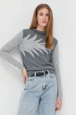 Φτηνός Marella Κατάστημα 29 Γυναικεία Χωρίς φερμουάρ Μάλλινο πουλόβερ Marella χρώμα: γκρι,