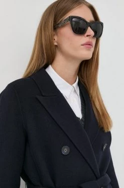 Γυναικεία Παλτά Μάλλινο παλτό Marella ναυτικό μπλε, -Φτηνός Marella Κατάστημα unnamed file 1211