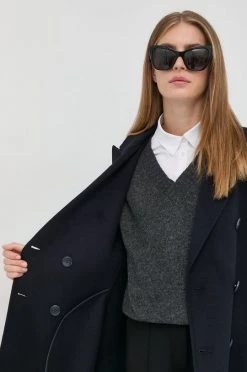 Γυναικεία Παλτά Μάλλινο παλτό Marella ναυτικό μπλε, -Φτηνός Marella Κατάστημα unnamed file 1213