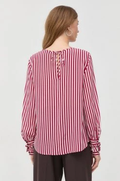 Γυναικεία Μπλούζες Μεταξωτή μπλούζα Marella χρώμα: κόκκινο -Φτηνός Marella Κατάστημα unnamed file 1239