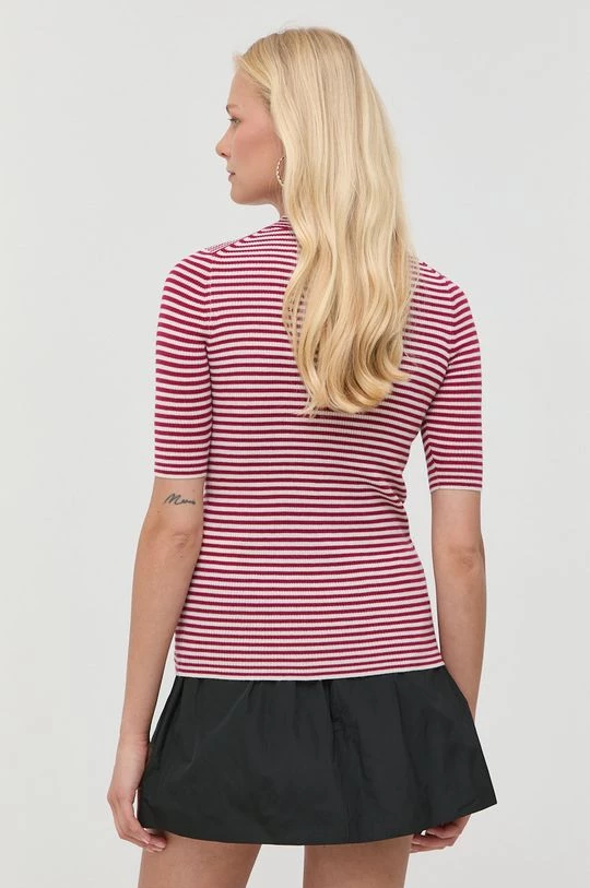 Γυναικεία Χωρίς φερμουάρ Μάλλινο πουλόβερ Marella χρώμα: μοβ, 3 Γυναικεία Χωρίς φερμουάρ Μάλλινο πουλόβερ Marella χρώμα: μοβ, - Image 3