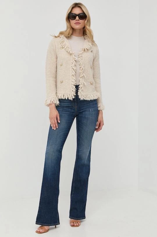 Γυναικεία Χωρίς φερμουάρ Μάλλινο πουλόβερ Marella χρώμα: μπεζ, 2 Γυναικεία Χωρίς φερμουάρ Μάλλινο πουλόβερ Marella χρώμα: μπεζ, - Image 2