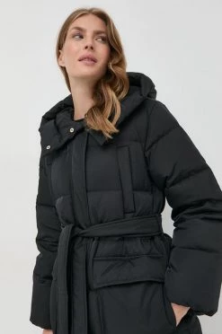 Γυναικεία Μακριά μπουφάν Μπουφάν με επένδυση από πούπουλα Marella μαύρο, -Φτηνός Marella Κατάστημα unnamed file 136