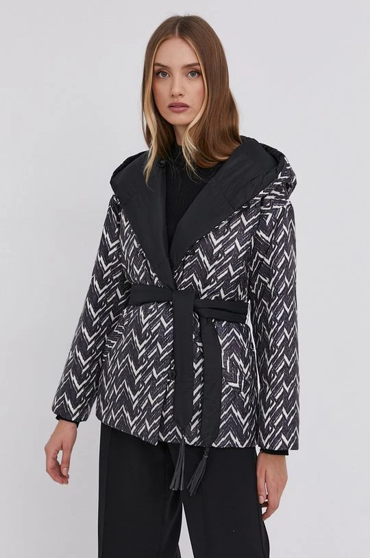 Γυναικεία Κοντά μπουφάν Μπουφάν δυο όψεων Marella χρώμα: μαύρο 1 Γυναικεία Κοντά μπουφάν Μπουφάν δυο όψεων Marella χρώμα: μαύρο