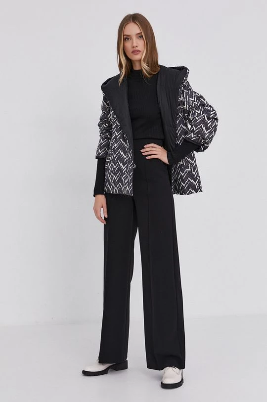 Γυναικεία Κοντά μπουφάν Μπουφάν δυο όψεων Marella χρώμα: μαύρο 3 Γυναικεία Κοντά μπουφάν Μπουφάν δυο όψεων Marella χρώμα: μαύρο - Image 3