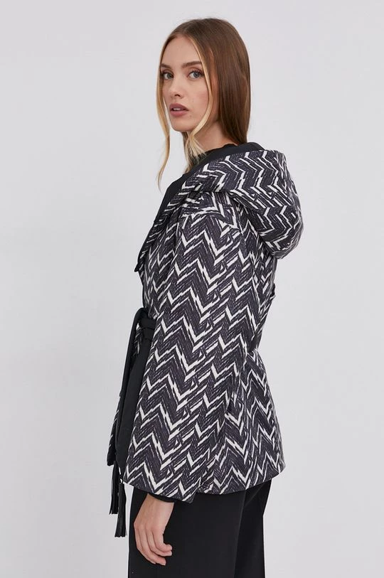 Γυναικεία Κοντά μπουφάν Μπουφάν δυο όψεων Marella χρώμα: μαύρο 4 Γυναικεία Κοντά μπουφάν Μπουφάν δυο όψεων Marella χρώμα: μαύρο - Image 4