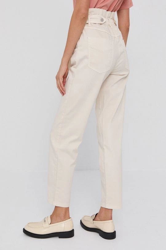 Γυναικεία Υφασμάτινα Παντελόνι Marella χρώμα: κρεμ 3 Γυναικεία Υφασμάτινα Παντελόνι Marella χρώμα: κρεμ - Image 3