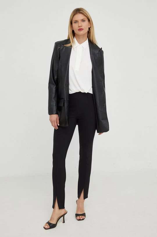 Γυναικεία Υφασμάτινα Παντελόνι Marella μαύρο, 2 Γυναικεία Υφασμάτινα Παντελόνι Marella μαύρο, - Image 2