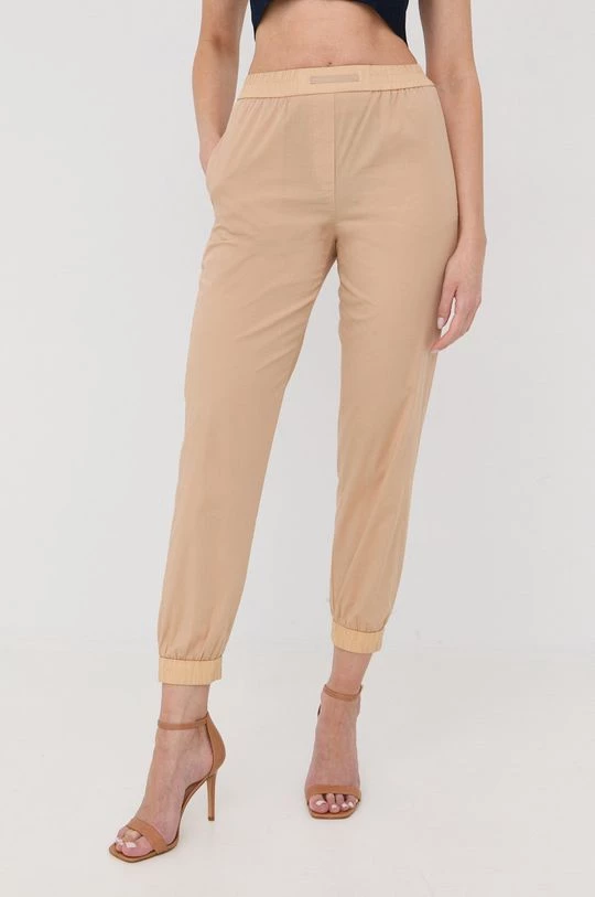 Γυναικεία Υφασμάτινα Παντελόνι Marella μπεζ, 2 Γυναικεία Υφασμάτινα Παντελόνι Marella μπεζ, - Image 2