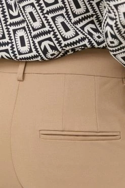 Γυναικεία Υφασμάτινα Παντελόνι Marella μπεζ, -Φτηνός Marella Κατάστημα unnamed file 1555