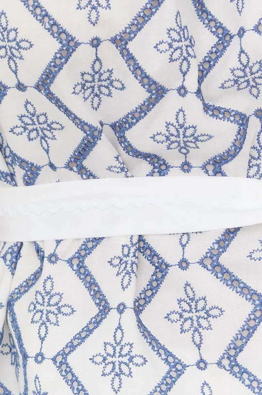 Γυναικεία Μπλούζες Βαμβακερή μπλούζα Marella χρώμα: άσπρο 5 Γυναικεία Μπλούζες Βαμβακερή μπλούζα Marella χρώμα: άσπρο - Image 5