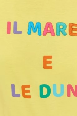 Γυναικεία Κοντομάνικο Βαμβακερό μπλουζάκι Marella κίτρινο -Φτηνός Marella Κατάστημα unnamed file 1626