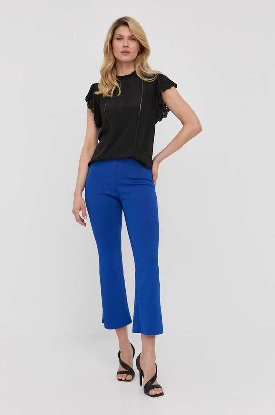 Γυναικεία Μπλούζες Μεταξωτή μπλούζα Marella χρώμα: μαύρο 2 Γυναικεία Μπλούζες Μεταξωτή μπλούζα Marella χρώμα: μαύρο - Image 2