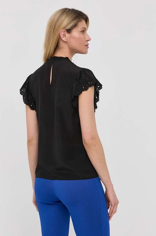 Γυναικεία Μπλούζες Μεταξωτή μπλούζα Marella χρώμα: μαύρο 3 Γυναικεία Μπλούζες Μεταξωτή μπλούζα Marella χρώμα: μαύρο - Image 3