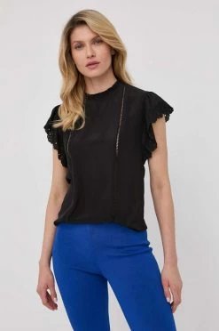 Γυναικεία Μπλούζες Μεταξωτή μπλούζα Marella χρώμα: μαύρο 8 Γυναικεία Μπλούζες Μεταξωτή μπλούζα Marella χρώμα: μαύρο -Φτηνός Marella Κατάστημα unnamed file 1634