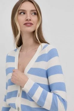 Γυναικεία Με φερμουάρ Βαμβακερή ζακέτα Marella χρώμα: άσπρο -Φτηνός Marella Κατάστημα unnamed file 1655