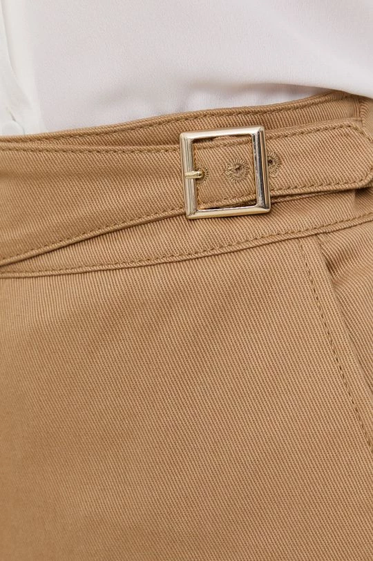 Γυναικεία Υφασμάτινα Παντελόνι Marella χρώμα: μπεζ 4 Γυναικεία Υφασμάτινα Παντελόνι Marella χρώμα: μπεζ - Image 4