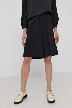 Γυναικεία Υφασμάτινα Παντελόνι Marella χρώμα: μαύρο