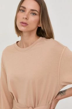 Γυναικεία Φορέματα Βαμβακερό φόρεμα Marella μπεζ, -Φτηνός Marella Κατάστημα unnamed file 1753