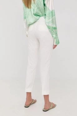 Γυναικεία Υφασμάτινα Παντελόνι Marella άσπρο, -Φτηνός Marella Κατάστημα unnamed file 1790