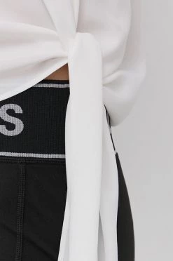 Γυναικεία Μπλούζες Μπλούζα με μετάξι Marella χρώμα: άσπρο -Φτηνός Marella Κατάστημα unnamed file 1853