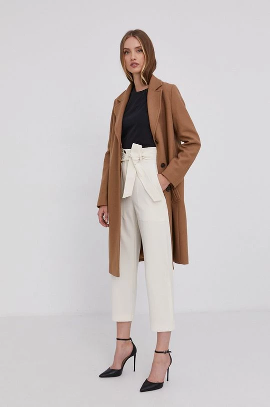 Γυναικεία Υφασμάτινα Παντελόνι Marella χρώμα: κρεμ 2 Γυναικεία Υφασμάτινα Παντελόνι Marella χρώμα: κρεμ - Image 2