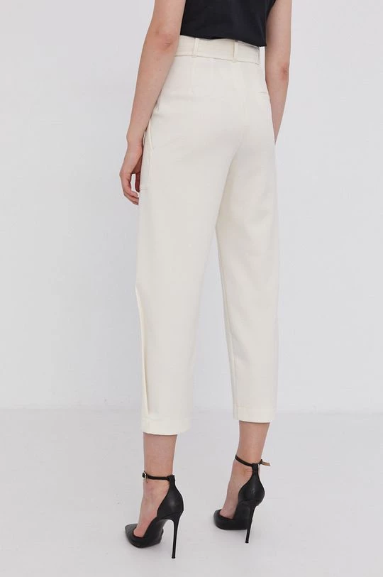 Γυναικεία Υφασμάτινα Παντελόνι Marella χρώμα: κρεμ 3 Γυναικεία Υφασμάτινα Παντελόνι Marella χρώμα: κρεμ - Image 3