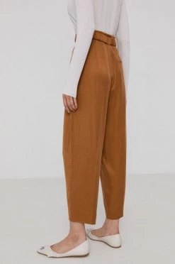 Γυναικεία Υφασμάτινα Παντελόνι Marella χρώμα: καφέ 6 Γυναικεία Υφασμάτινα Παντελόνι Marella χρώμα: καφέ -Φτηνός Marella Κατάστημα unnamed file 1871