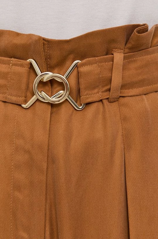 Γυναικεία Υφασμάτινα Παντελόνι Marella χρώμα: καφέ 4 Γυναικεία Υφασμάτινα Παντελόνι Marella χρώμα: καφέ - Image 4
