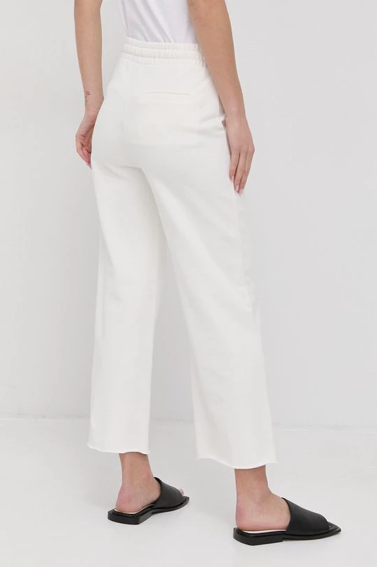 Γυναικεία Παντελόνια φόρμας Βαμβακερό παντελόνι Marella χρώμα: άσπρο 3 Γυναικεία Παντελόνια φόρμας Βαμβακερό παντελόνι Marella χρώμα: άσπρο - Image 3