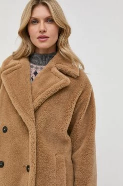 Γυναικεία Παλτά Παλτό από μείγμα μαλλιού Marella καφέ, -Φτηνός Marella Κατάστημα unnamed file 196