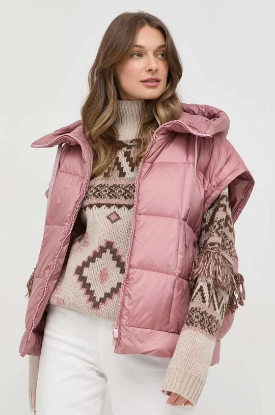 Γυναικεία Κοντά μπουφάν Μπουφάν με επένδυση από πούπουλα Marella ροζ, 4 Γυναικεία Κοντά μπουφάν Μπουφάν με επένδυση από πούπουλα Marella ροζ, - Image 4