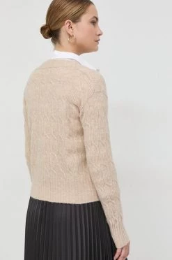 Γυναικεία Με φερμουάρ Ζακέτα από μίγμα μαλλιού Marella μπεζ -Φτηνός Marella Κατάστημα unnamed file 283