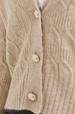 Γυναικεία Με φερμουάρ Ζακέτα από μίγμα μαλλιού Marella μπεζ -Φτηνός Marella Κατάστημα unnamed file 285