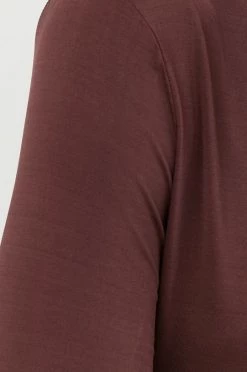 Γυναικεία Μακρυμάνικο Longsleeve Marella καφέ -Φτηνός Marella Κατάστημα unnamed file 361