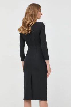 Γυναικεία Φορέματα Φόρεμα Marella μαύρο, -Φτηνός Marella Κατάστημα unnamed file 442