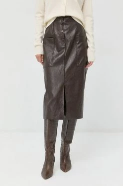 Γυναικεία Φούστες Φούστα Marella καφέ,