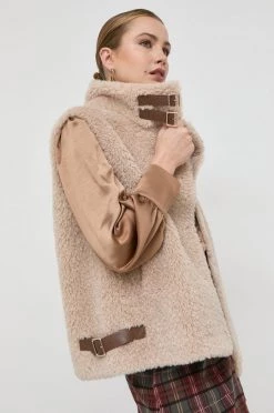 Γυναικεία Γιλέκα Αμάνικο μπουφάν Marella μπεζ