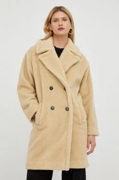 Γυναικεία Παλτά Παλτό από μείγμα μαλλιού Marella μπεζ,