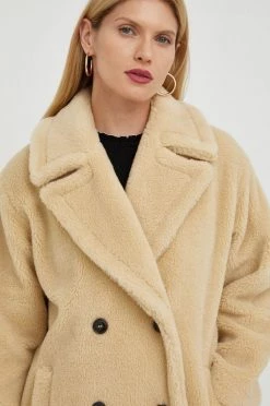 Γυναικεία Παλτά Παλτό από μείγμα μαλλιού Marella μπεζ, -Φτηνός Marella Κατάστημα unnamed file 520