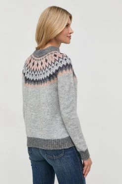 Γυναικεία Χωρίς φερμουάρ Πουλόβερ με προσθήκη μαλλιού Marella χρώμα: γκρι, -Φτηνός Marella Κατάστημα unnamed file 531