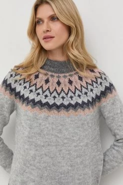 Γυναικεία Χωρίς φερμουάρ Πουλόβερ με προσθήκη μαλλιού Marella χρώμα: γκρι, -Φτηνός Marella Κατάστημα unnamed file 532