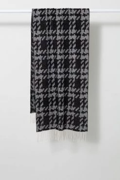 Γυναικεία Κασκόλ Μάλλινο κασκόλ Marella μαύρο