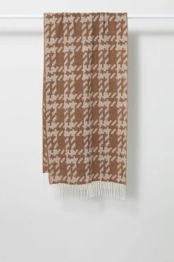 Γυναικεία Κασκόλ Μάλλινο κασκόλ Marella καφέ