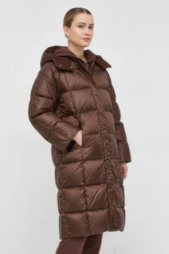 Γυναικεία Μακριά μπουφάν Μπουφάν με επένδυση από πούπουλα Marella καφέ, -Φτηνός Marella Κατάστημα unnamed file 60