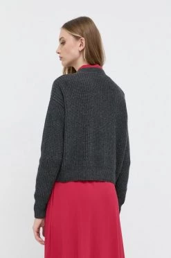 Γυναικεία Με φερμουάρ Πλεκτή ζακέτα Marella χρώμα: γκρι -Φτηνός Marella Κατάστημα unnamed file 600